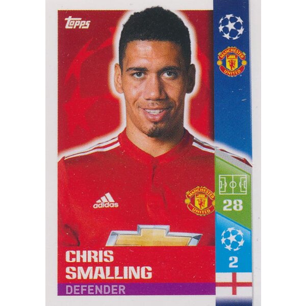 CL1718 - Sticker 181 - Chris Smalling - Manchester United FC