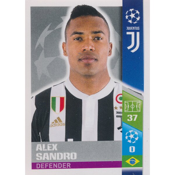 CL1718 - Sticker 199 - Alex Sandro - Juventus