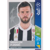 CL1718 - Sticker 205 - Miralem Pjani - Juventus