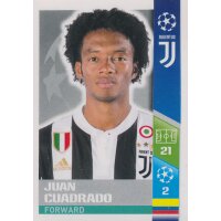 CL1718 - Sticker 208 - Juan Cuadrado - Juventus