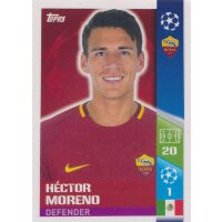 CL1718 - Sticker 221 - Héctor Moreno - AS Roma