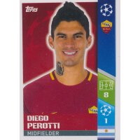 CL1718 - Sticker 226 - Diego Perotti - AS Roma