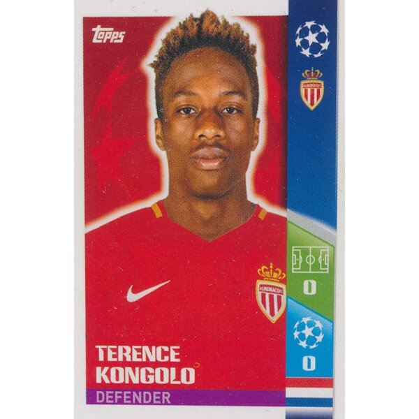 CL1718 - Sticker 237 - Terence Kongolo - AS Monaco FC