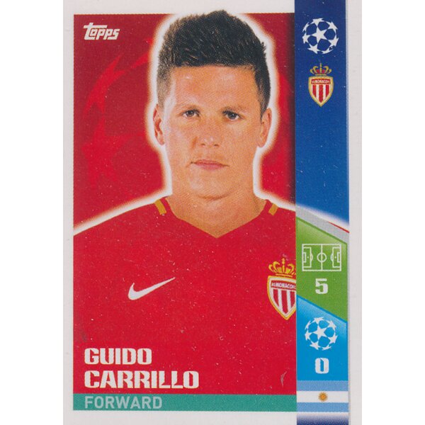 CL1718 - Sticker 247 - Guido Carrillo - AS Monaco FC