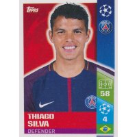 CL1718 - Sticker 257 - Thiago Silva - Paris Saint-Germain