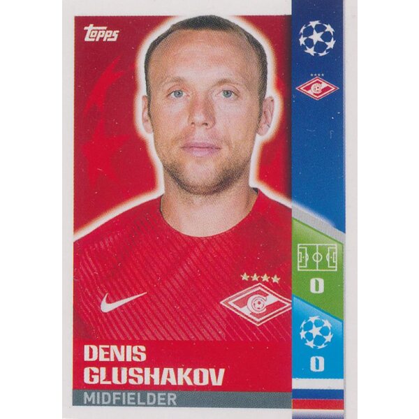 CL1718 - Sticker 279 - Denis Glushakov - FC Spartak Moskva