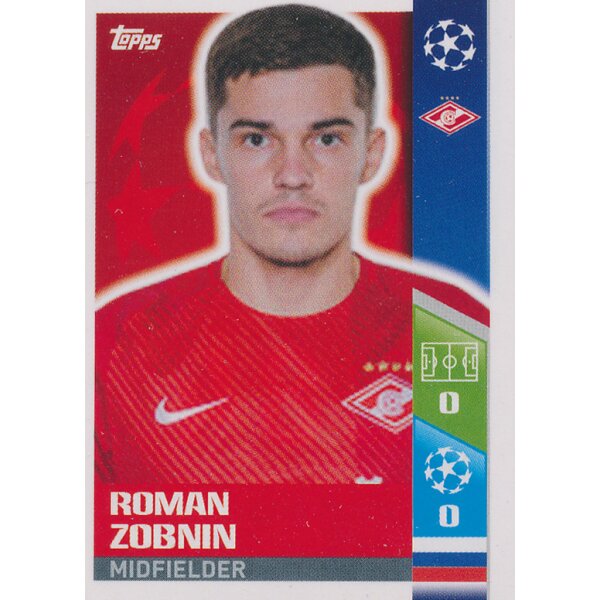 CL1718 - Sticker 284 - Roman Zobnin - FC Spartak Moskva