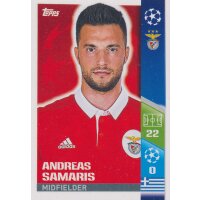 CL1718 - Sticker 296 - Andreas Samaris - SL Benfica