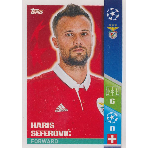 CL1718 - Sticker 304 - Haris Seferovi - SL Benfica