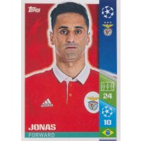 CL1718 - Sticker 305 - Jonas - SL Benfica