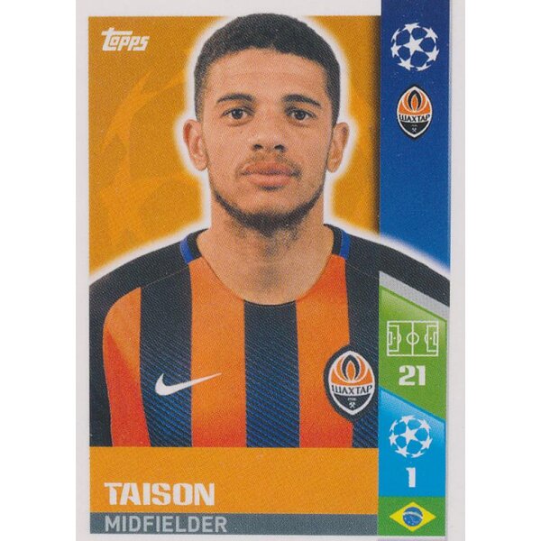 CL1718 - Sticker 338 - Taison - FC Shakhtar Donetsk