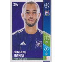 CL1718 - Sticker 357 - Sofiane Hanni - RSC Anderlecht