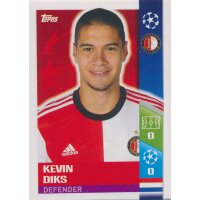 CL1718 - Sticker 406 - Kevin Diks - Feyenoord