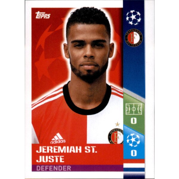 CL1718 - Sticker 410 - Jeremiah St - Feyenoord