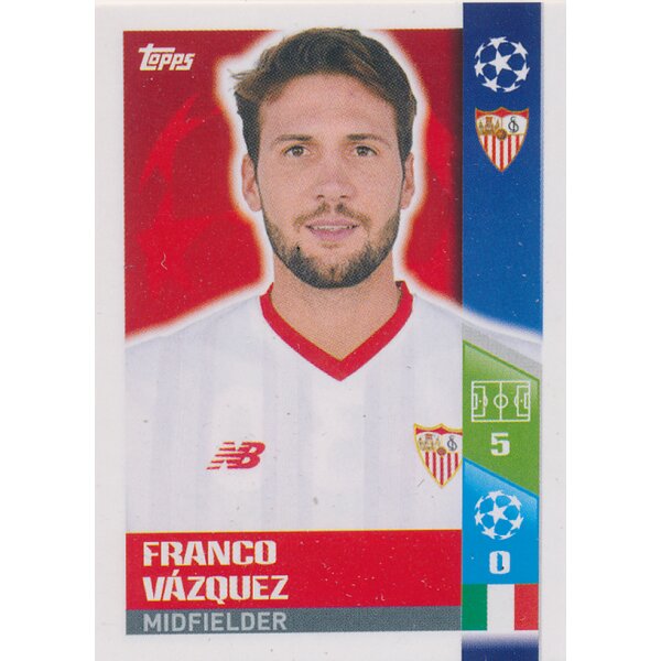 CL1718 - Sticker 430 - Franco Vazquez - Play-Off Qhalifying Teams