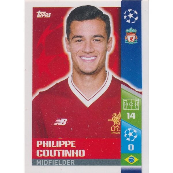 CL1718 - Sticker 450 - Roberto Firmino - Play-Off Qhalifying Teams