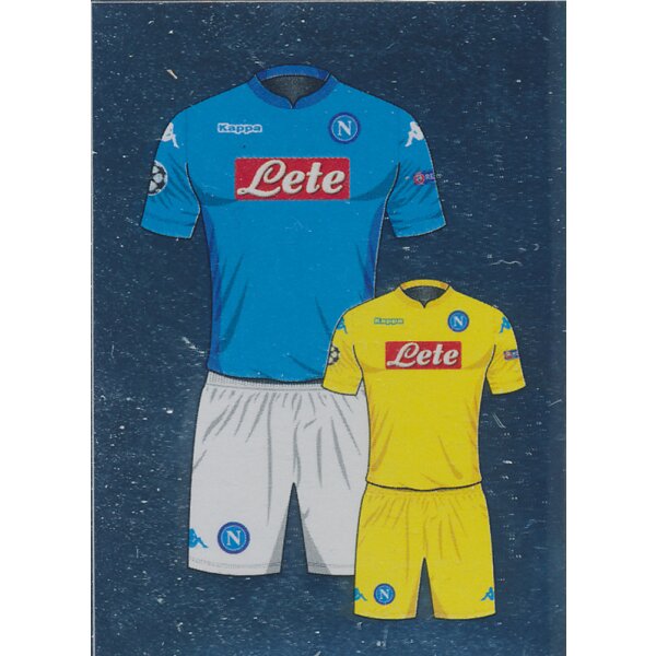 CL1718 - Sticker 454 - Trikot SSC Napoli - Play-Off Qhalifying Teams