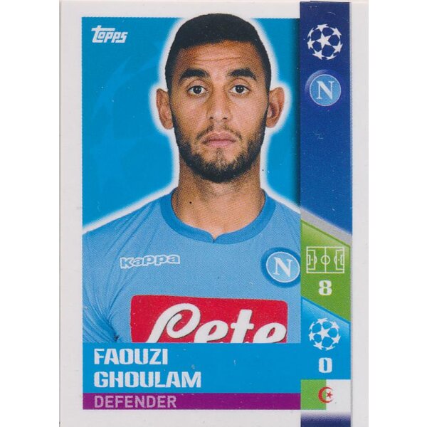 CL1718 - Sticker 457 - Faouzi Ghoulam - Play-Off Qhalifying Teams