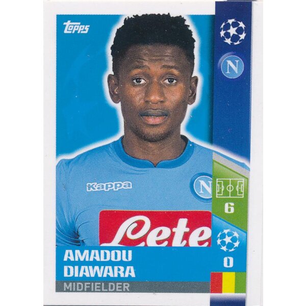 CL1718 - Sticker 460 - Amadou Diawara - Play-Off Qhalifying Teams