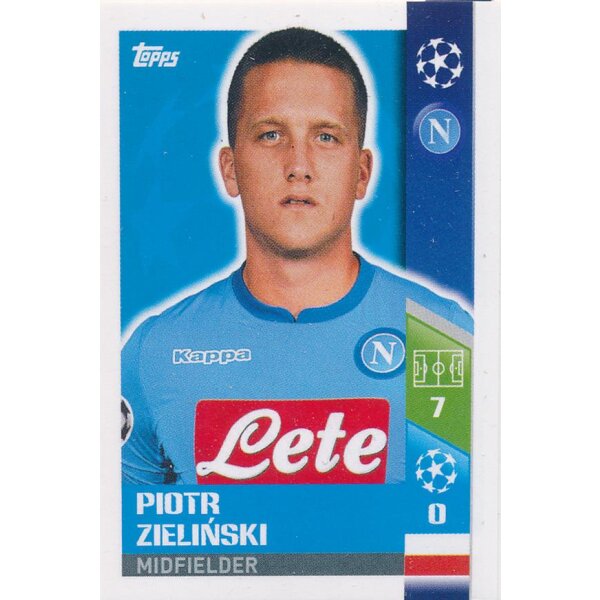 CL1718 - Sticker 463 - Piotr Zielinski - Play-Off Qhalifying Teams