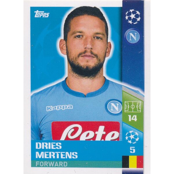 CL1718 - Sticker 467 - Dries Mertens - Play-Off Qhalifying Teams