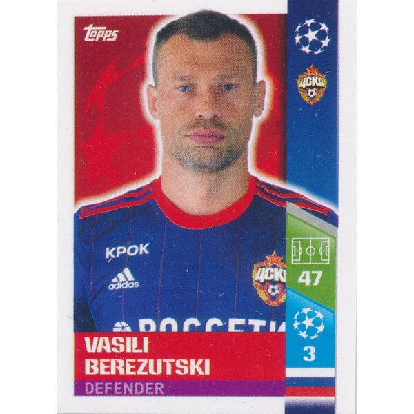 CL1718 - Sticker 474 - Vasili Berezutski - Play-Off Qhalifying Teams