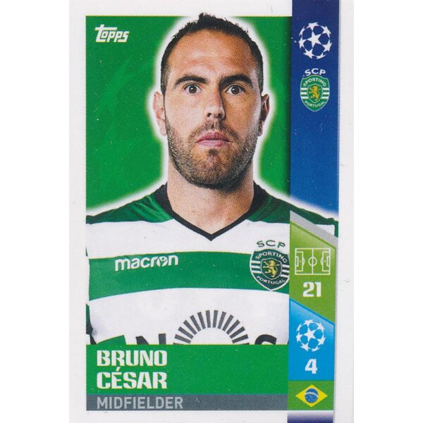 CL1718 - Sticker 496 - Bruno Cesar - Play-Off Qhalifying Teams