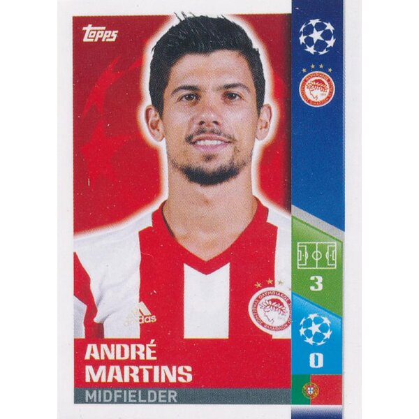 CL1718 - Sticker 509 - Andre Martins - Play-Off Qhalifying Teams