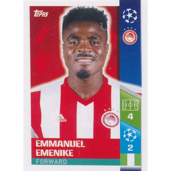 CL1718 - Sticker 516 - Emmanuel Emenike - Play-Off Qhalifying Teams