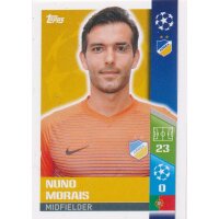 CL1718 - Sticker 525 - Nuno Morais - Play-Off Qhalifying...