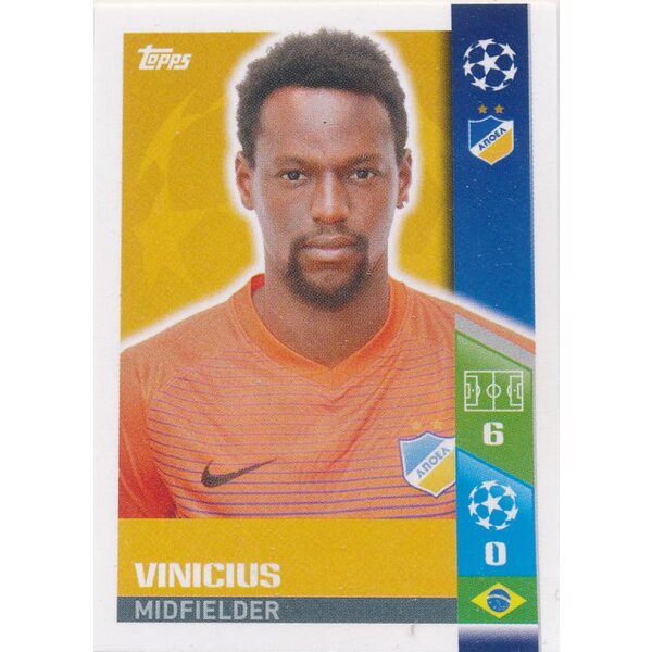 CL1718 - Sticker 526 - Vinicius - Play-Off Qhalifying Teams