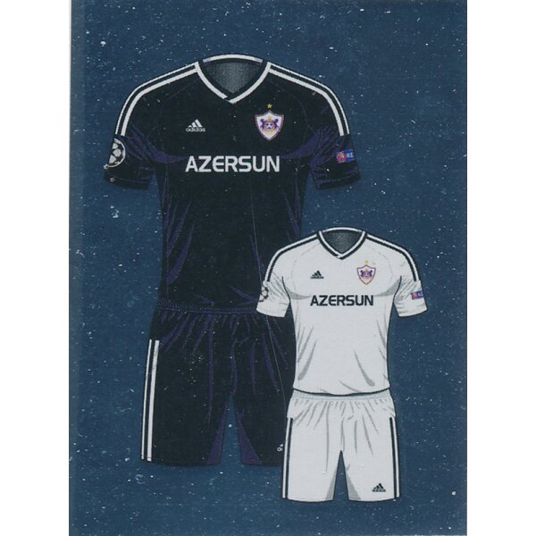 CL1718 - Sticker 534 - Trikot Qarabag FK - Play-Off Qhalifying Teams