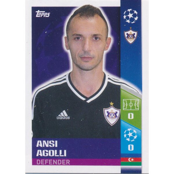 CL1718 - Sticker 537 - Ansi Agolli - Play-Off Qhalifying Teams