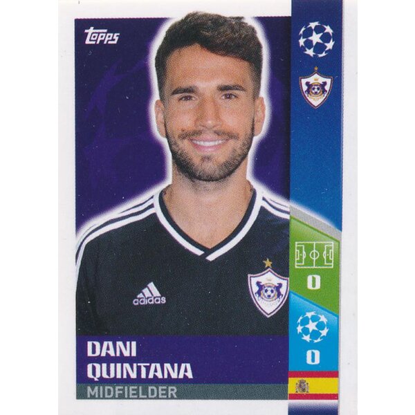 CL1718 - Sticker 542 - Dani Quintana - Play-Off Qhalifying Teams