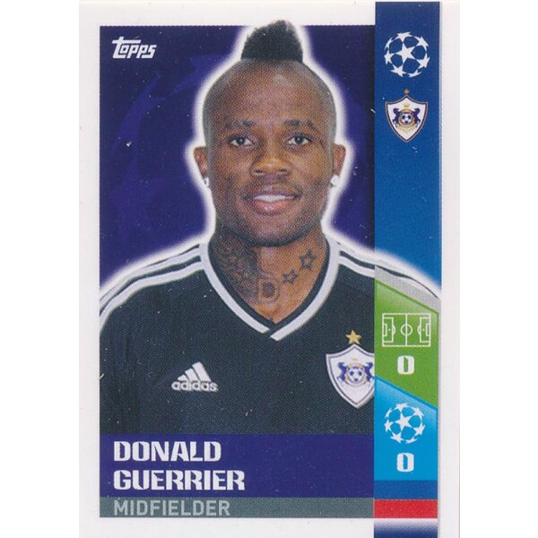 CL1718 - Sticker 546 - Donald Guerrier - Play-Off Qhalifying Teams