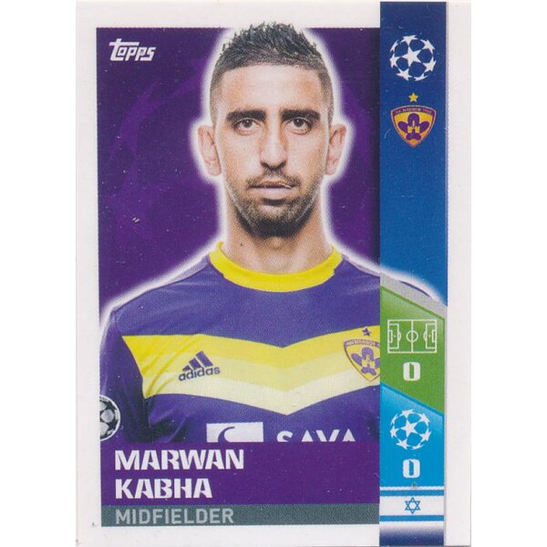 CL1718 - Sticker 576 - Marwan Kabha - Play-Off Qhalifying Teams