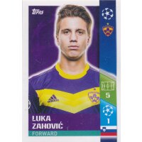 CL1718 - Sticker 580 - Luka Zahovic - Play-Off Qhalifying...