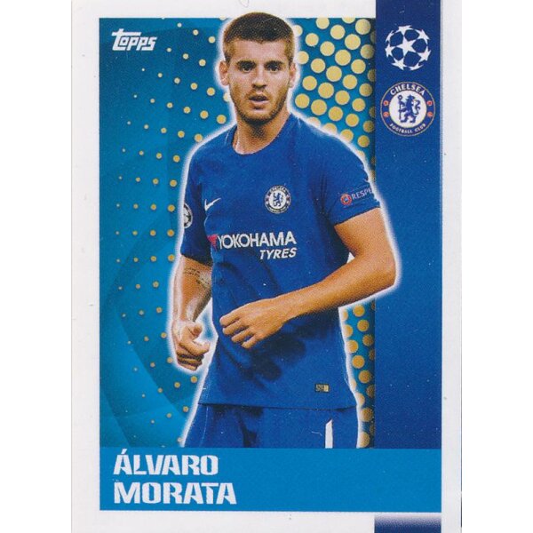 CL1718 - Sticker 587 - Álvaro Morata - Players to watch