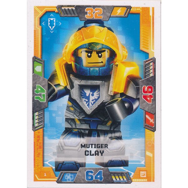 1 - Mutiger Clay - Helden - LEGO Nexo Knights 2