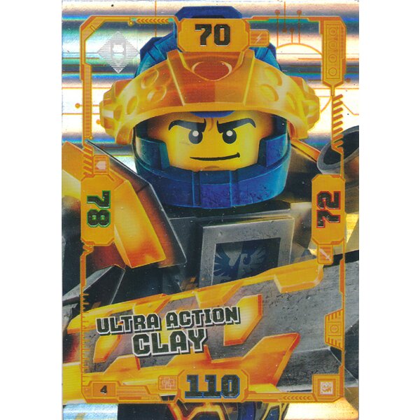 4 - Ultra Action Clay - Helden - LEGO Nexo Knights 2