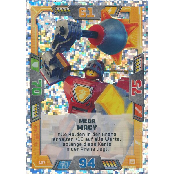 157 - Mega Macy - Mega Karten - LEGO Nexo Knights 2