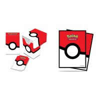 Pokeball Deckbox plus 65 Pokeball Hüllen