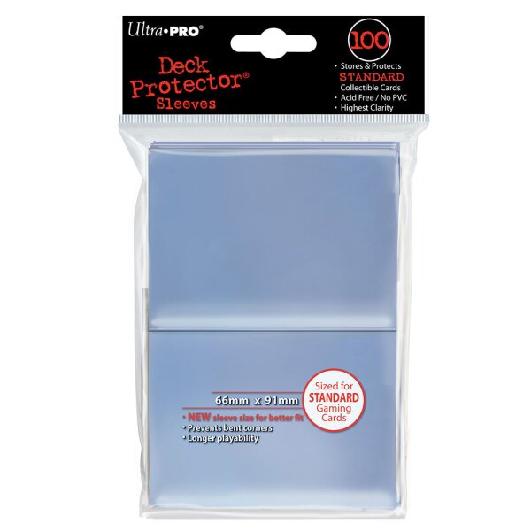 Ultra Pro - Clear Protector Sleeves (100 stück)