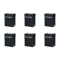 6x Ultra Pro Deck Box Schwarz - Black im Sparset