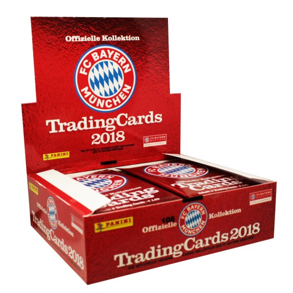 Panini - FC Bayern München Trading Card Kollektion 2017/18 - 1 Display (24 Booster)