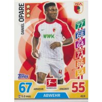 MX 419 - Daniel Opare - Saison 17/18