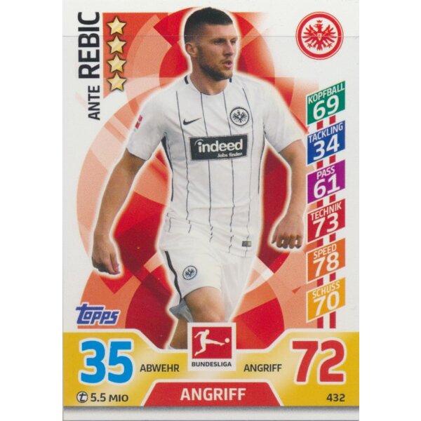 MX 432 - Ante Rebic - Saison 17/18