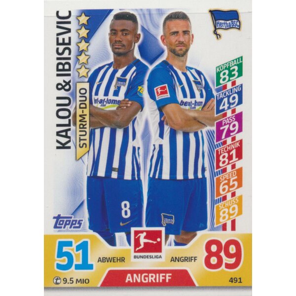 MX 491 - Kalou & Ibisevic - Saison 17/18