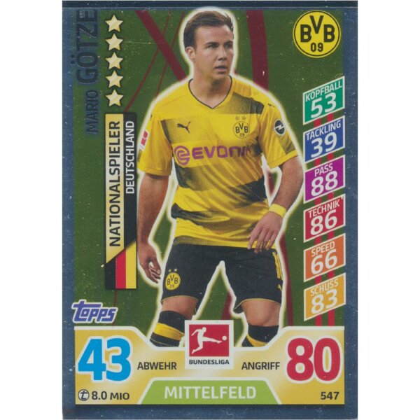 MX 547 - Mario Götze - Saison 17/18