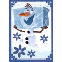 Olaf taut auf - Sticker 161 - Disney -  Die Eiskönigin